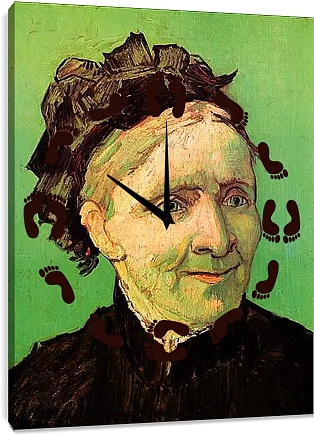 Часы картина - Portrait of the Artist s Mother. Винсент Ван Гог