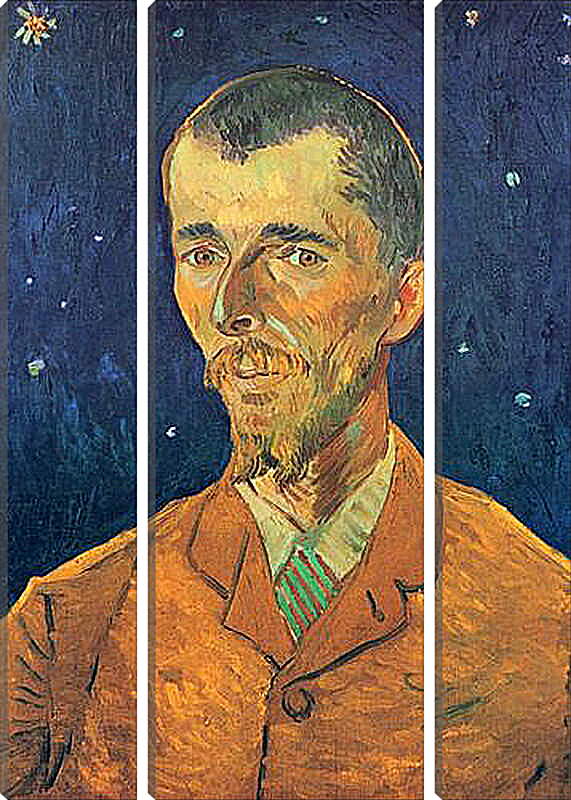 Модульная картина - Portrait of Eugene Boch. Винсент Ван Гог