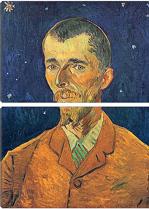 Модульная картина - Portrait of Eugene Boch. Винсент Ван Гог