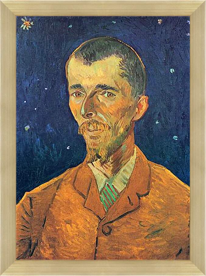 Картина в раме - Portrait of Eugene Boch. Винсент Ван Гог