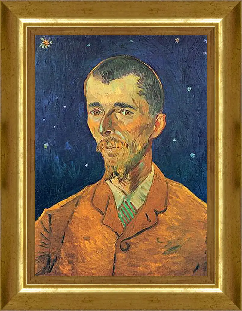 Картина в раме - Portrait of Eugene Boch. Винсент Ван Гог