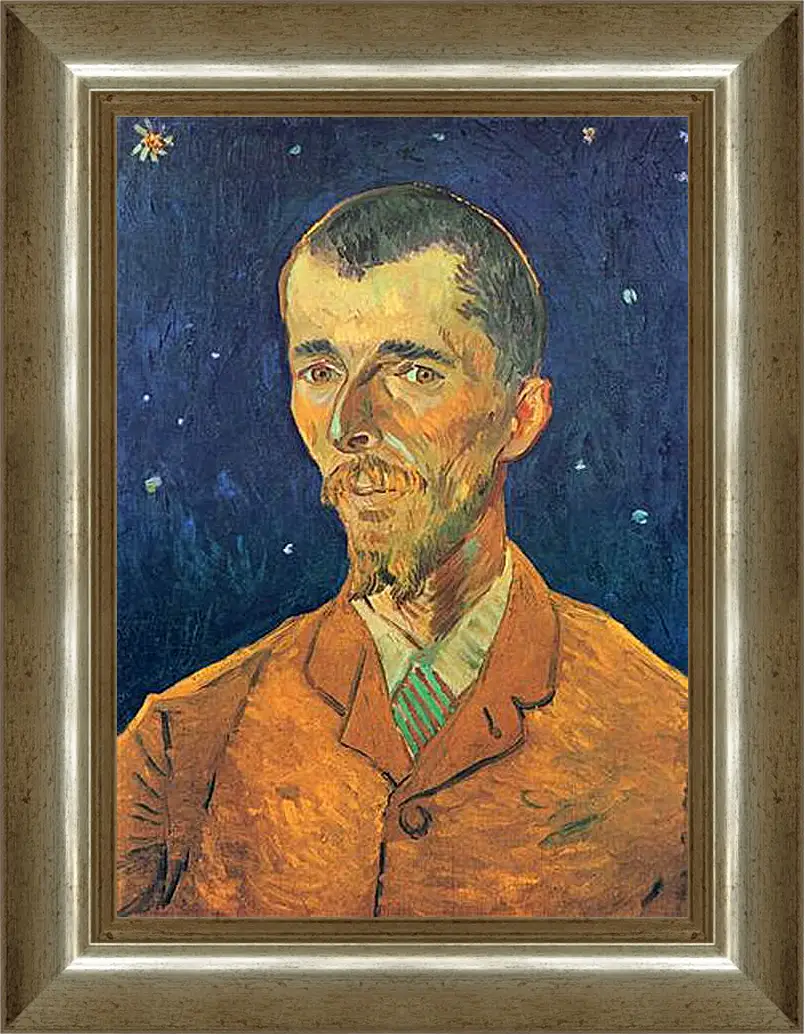 Картина в раме - Portrait of Eugene Boch. Винсент Ван Гог