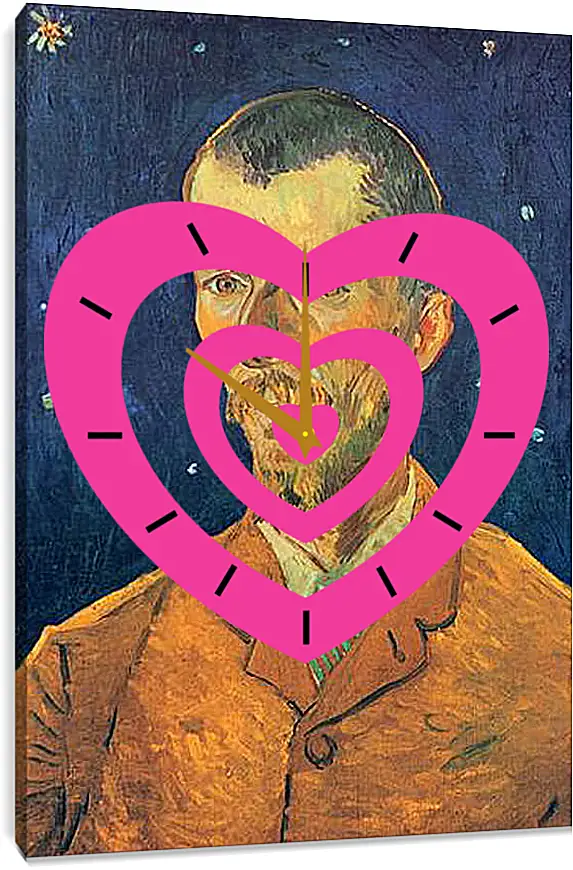 Часы картина - Portrait of Eugene Boch. Винсент Ван Гог