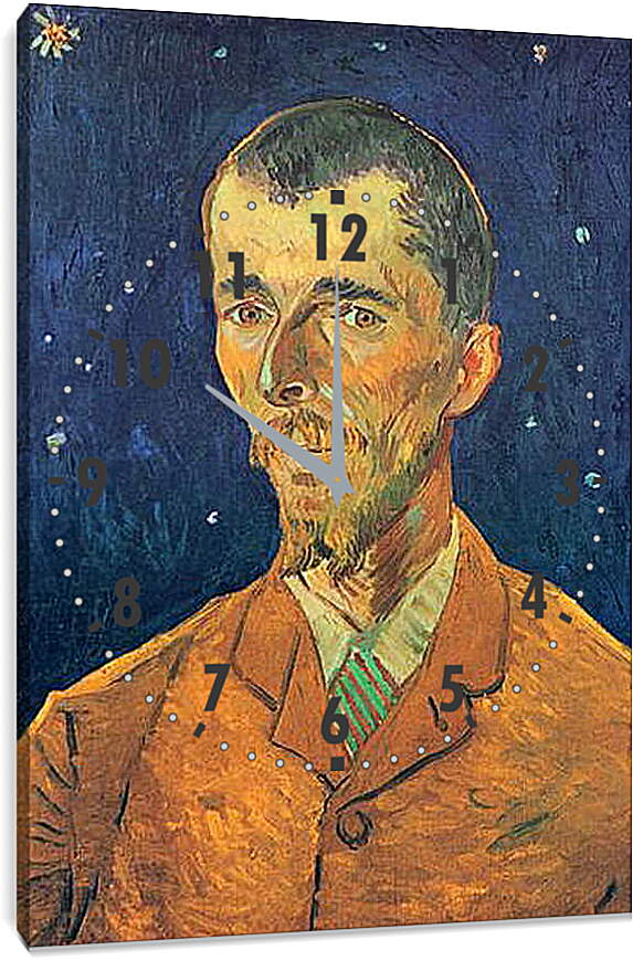Часы картина - Portrait of Eugene Boch. Винсент Ван Гог