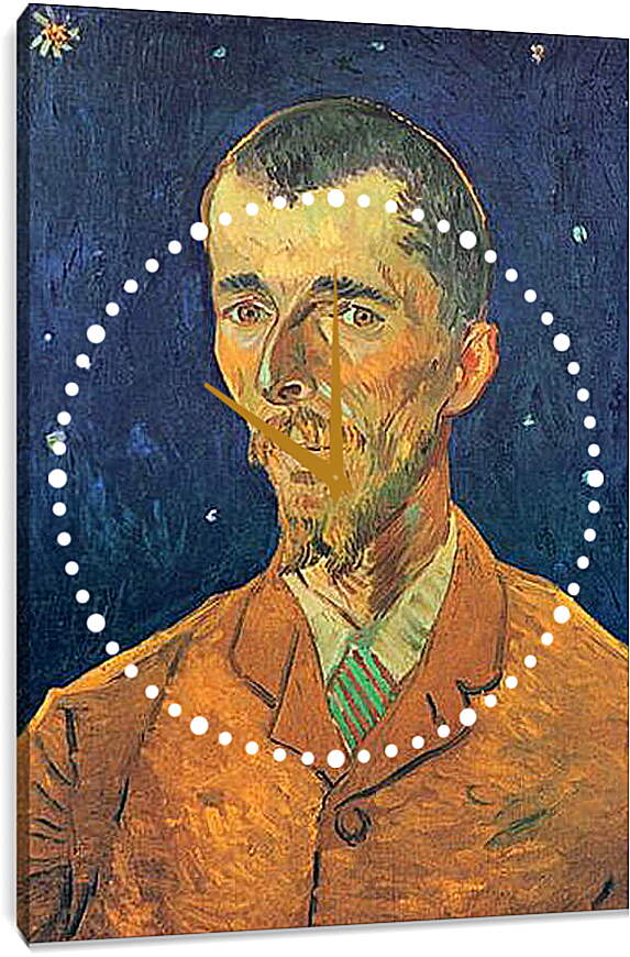 Часы картина - Portrait of Eugene Boch. Винсент Ван Гог
