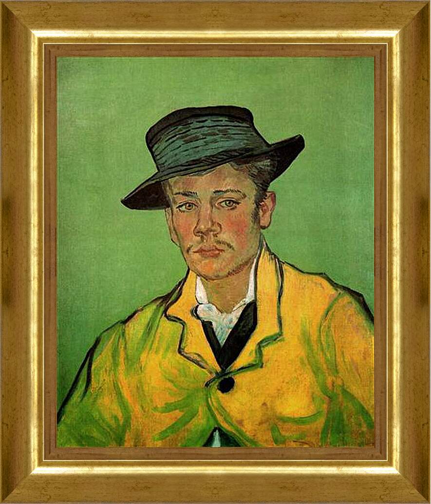 Картина в раме - Portrait of Armand Roulin. Винсент Ван Гог