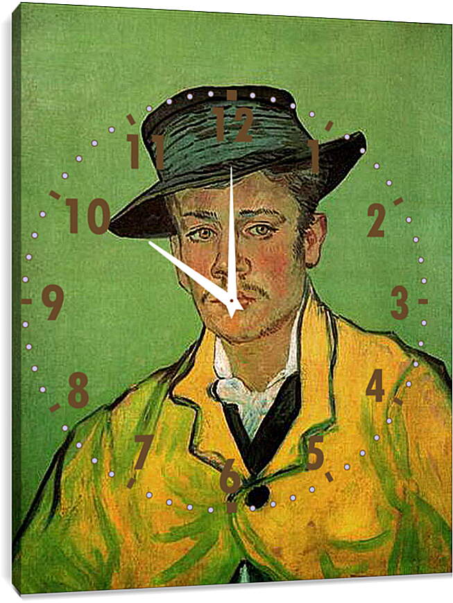 Часы картина - Portrait of Armand Roulin. Винсент Ван Гог
