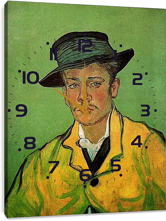 Часы картина - Portrait of Armand Roulin. Винсент Ван Гог