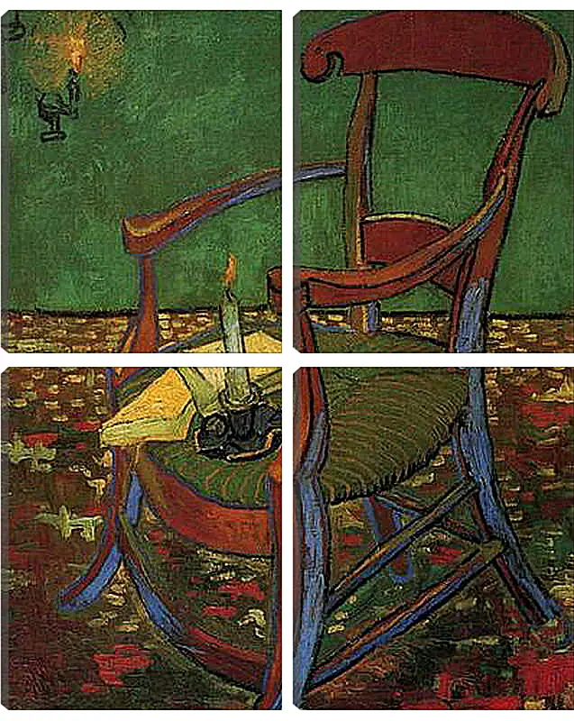 Модульная картина - Paul Gauguin s Armchair. Винсент Ван Гог