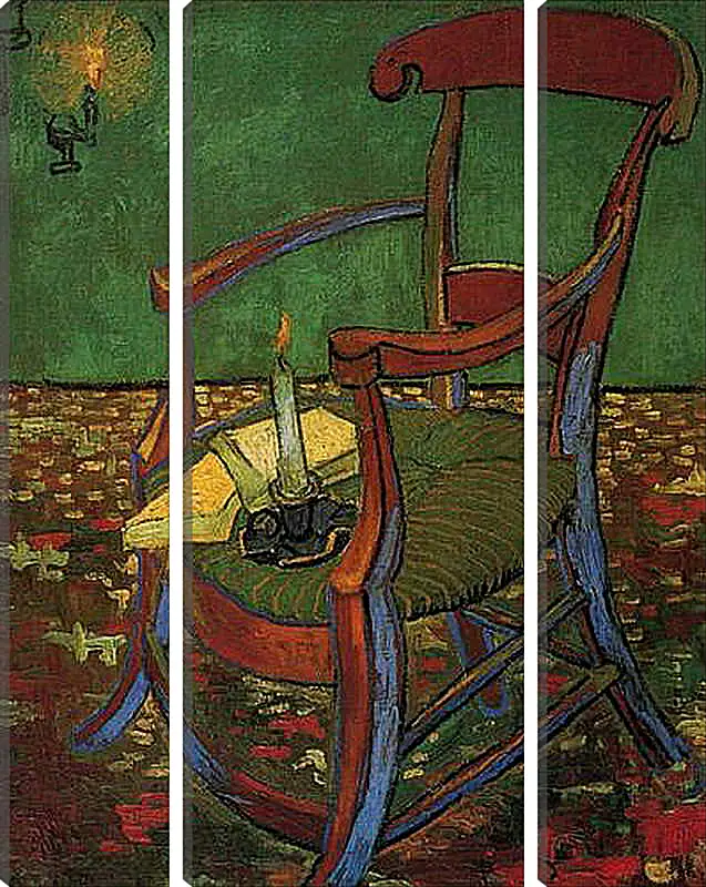 Модульная картина - Paul Gauguin s Armchair. Винсент Ван Гог