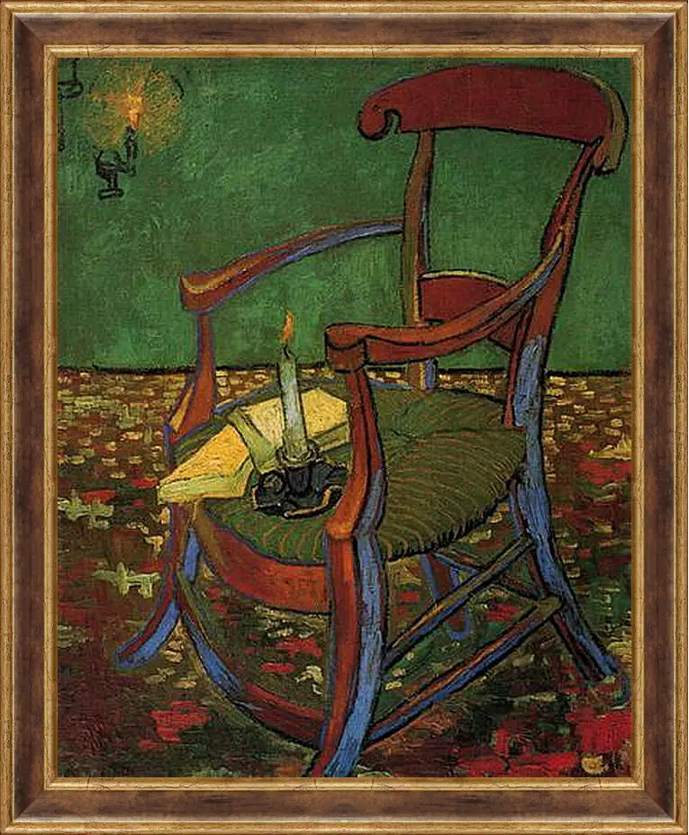 Картина в раме - Paul Gauguin s Armchair. Винсент Ван Гог