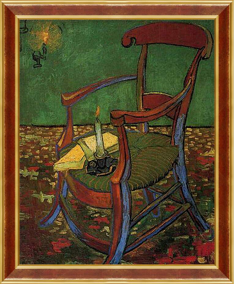 Картина в раме - Paul Gauguin s Armchair. Винсент Ван Гог