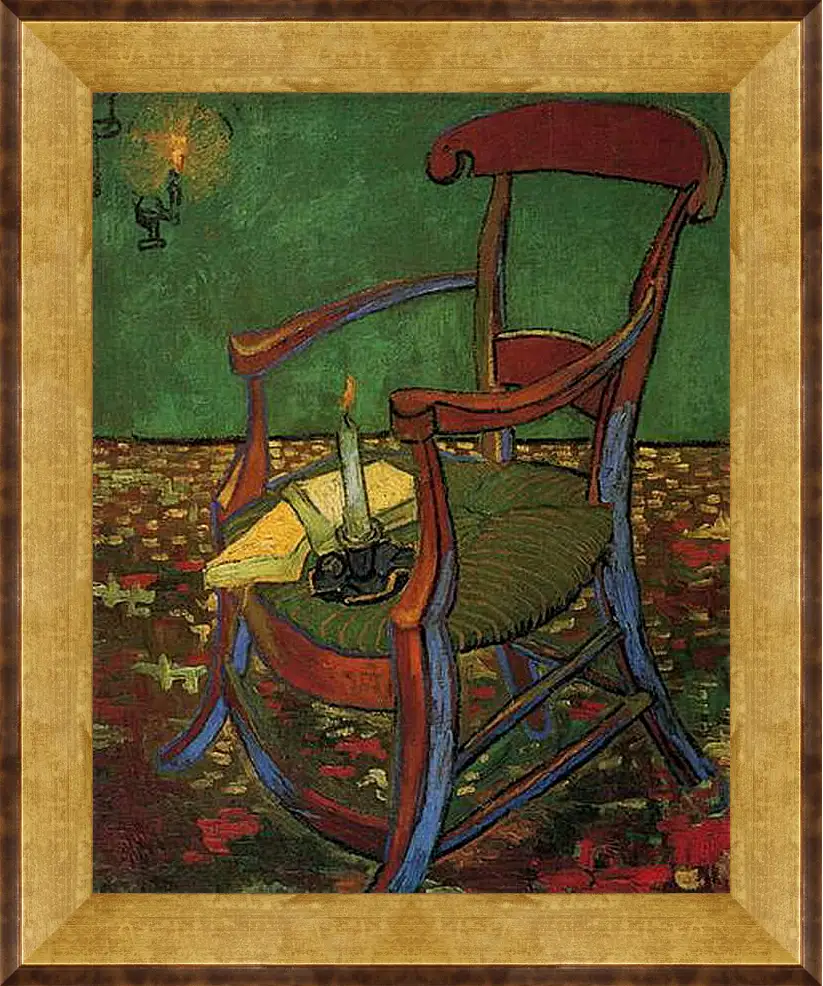 Картина в раме - Paul Gauguin s Armchair. Винсент Ван Гог