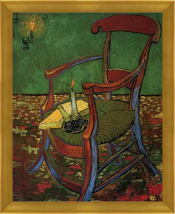 Картина в раме - Paul Gauguin s Armchair. Винсент Ван Гог