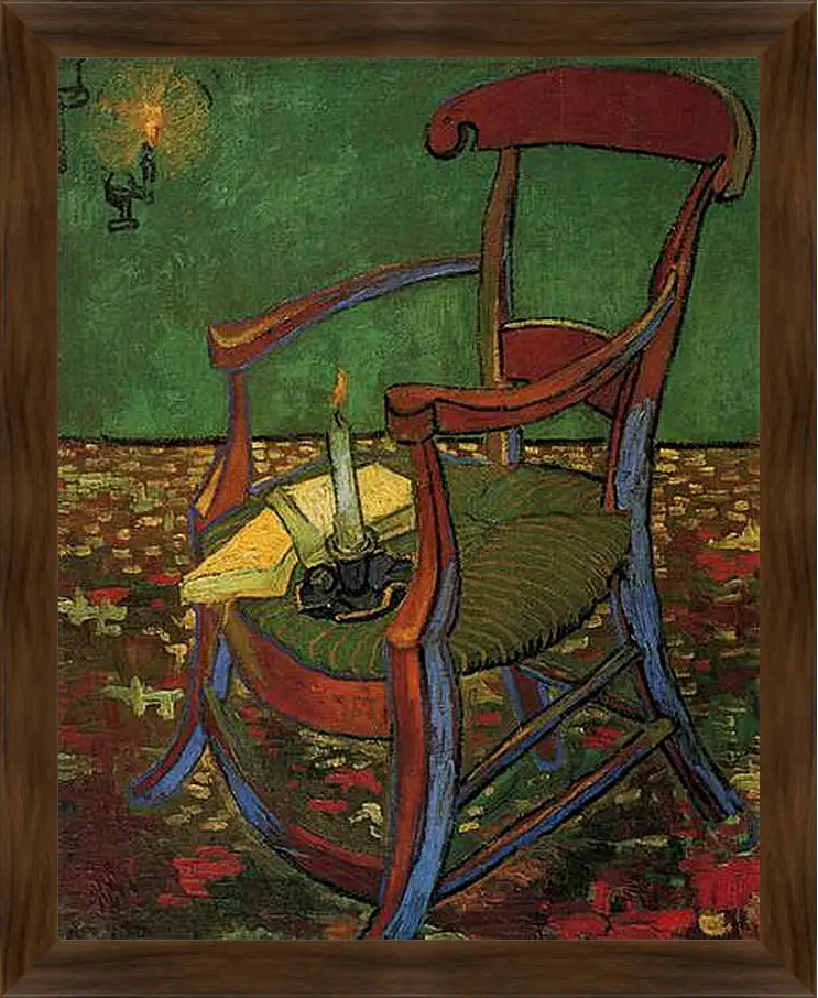 Картина в раме - Paul Gauguin s Armchair. Винсент Ван Гог