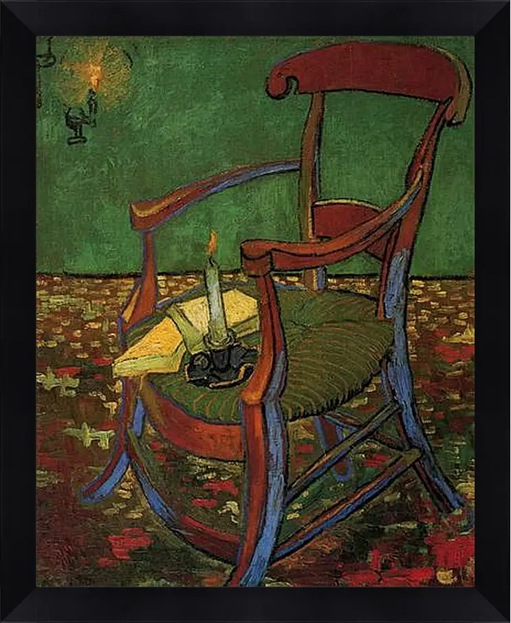 Картина в раме - Paul Gauguin s Armchair. Винсент Ван Гог