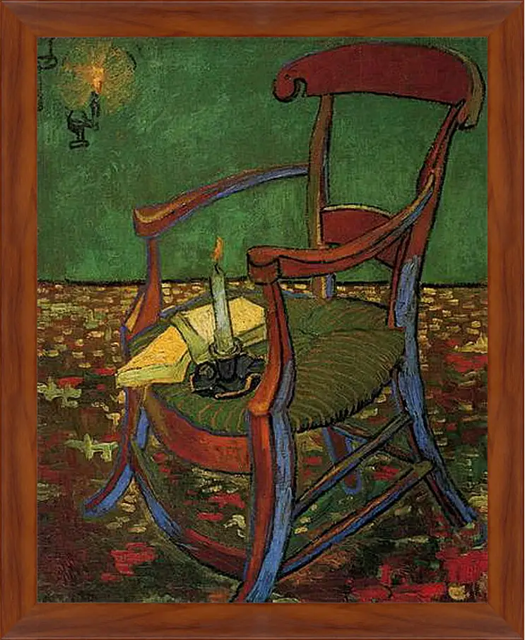 Картина в раме - Paul Gauguin s Armchair. Винсент Ван Гог