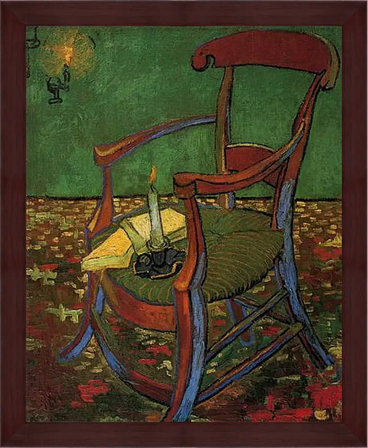 Картина в раме - Paul Gauguin s Armchair. Винсент Ван Гог