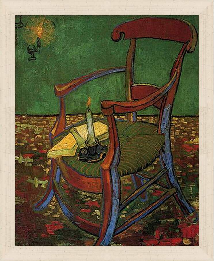 Картина в раме - Paul Gauguin s Armchair. Винсент Ван Гог