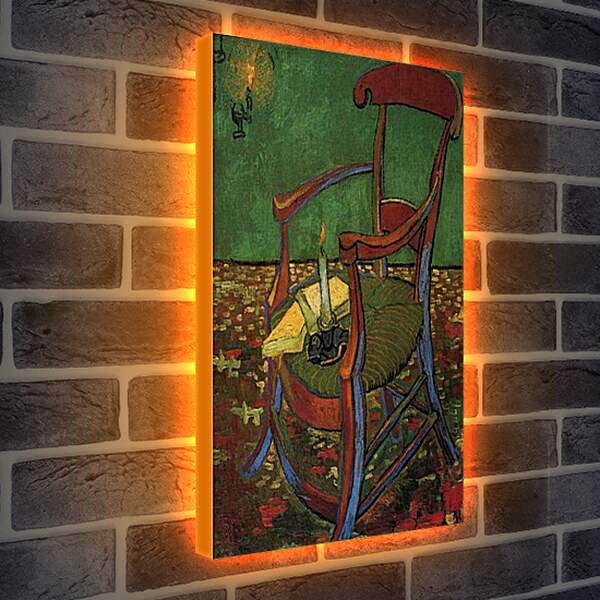 Лайтбокс световая панель - Paul Gauguin s Armchair. Винсент Ван Гог
