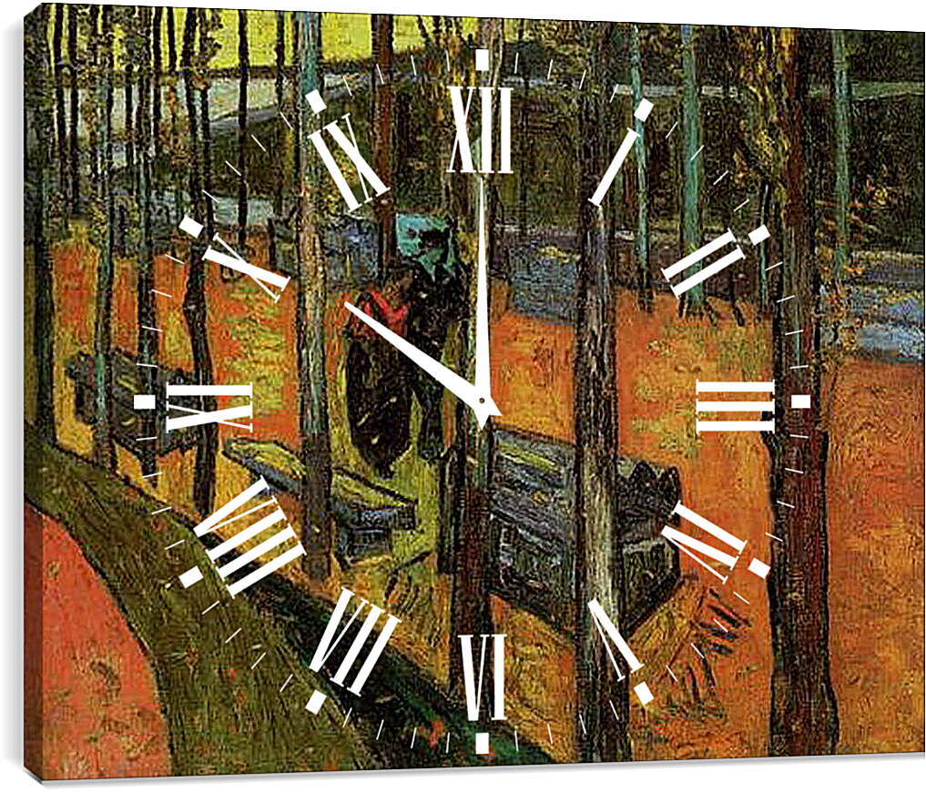 Часы картина - Les Alyscamps 2. Винсент Ван Гог