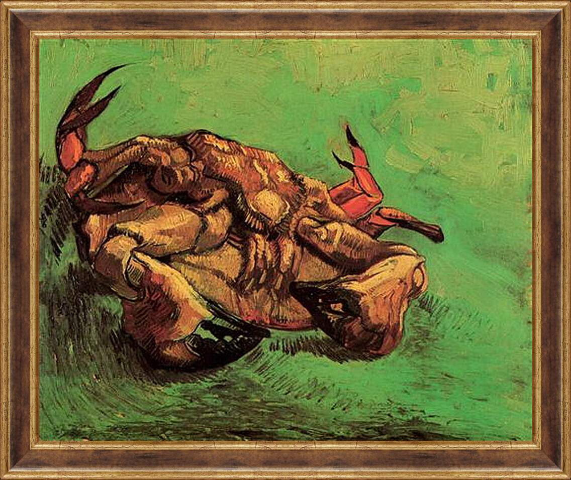 Картина в раме - Crab on Its Back. Винсент Ван Гог
