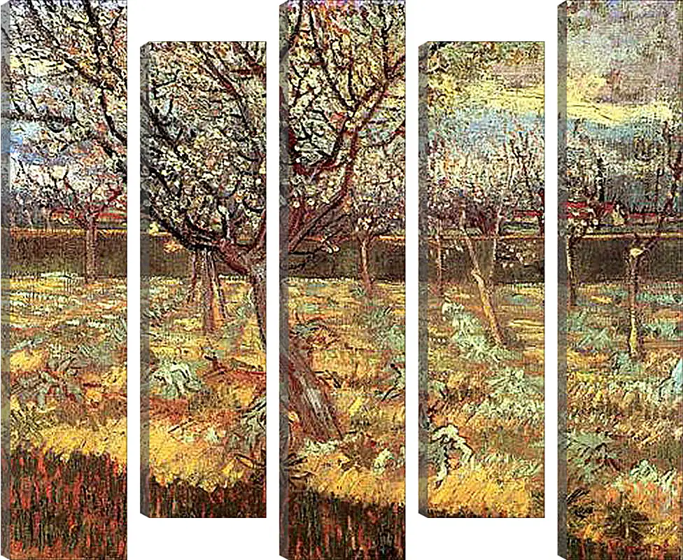 Модульная картина - Apricot Trees in Blossom 2. Винсент Ван Гог
