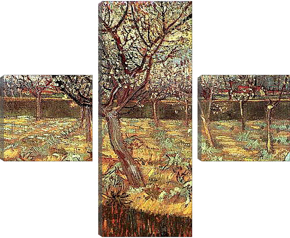 Модульная картина - Apricot Trees in Blossom 2. Винсент Ван Гог