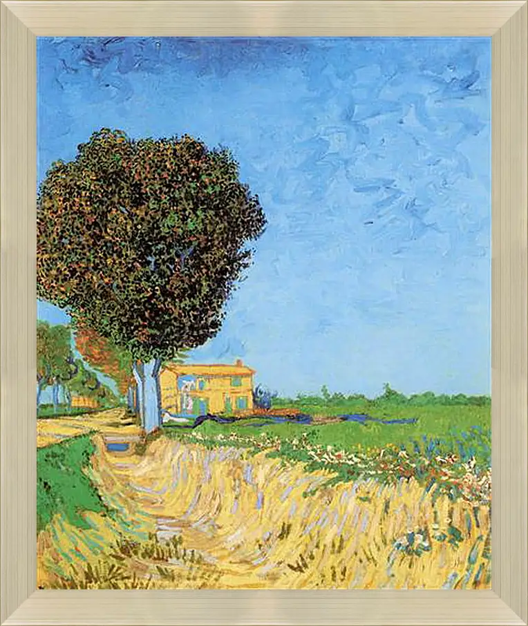 Картина в раме - A Lane near Arles. Винсент Ван Гог