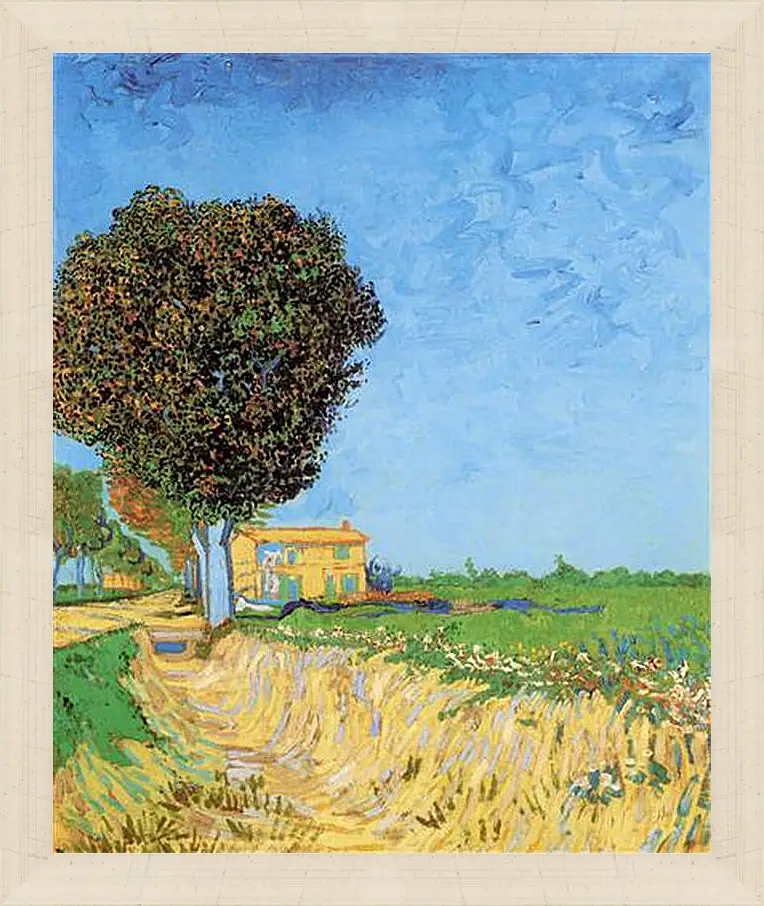 Картина в раме - A Lane near Arles. Винсент Ван Гог