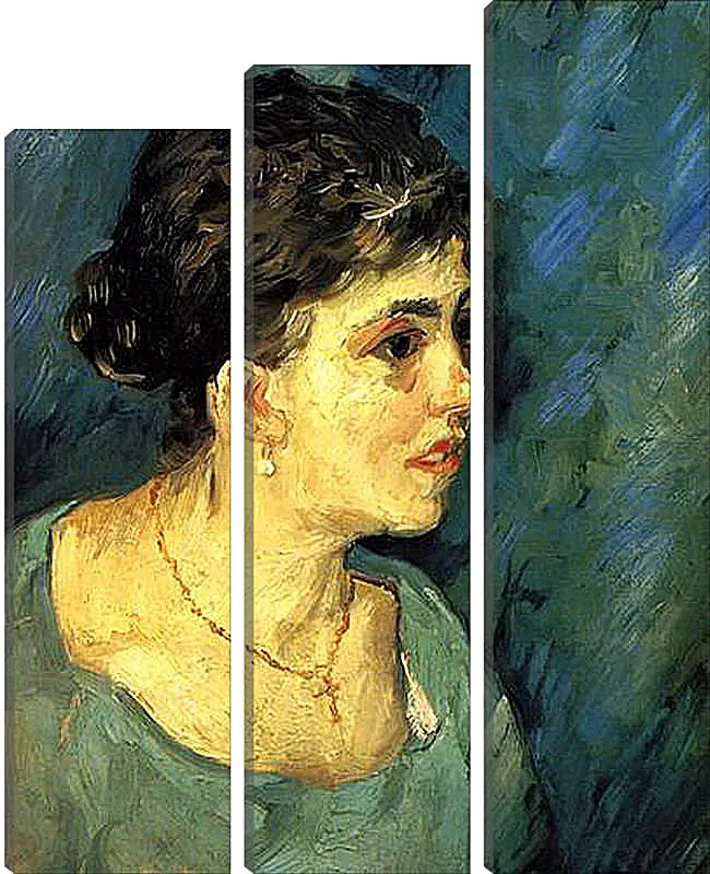 Модульная картина - Portrait of Woman in Blue. Винсент Ван Гог