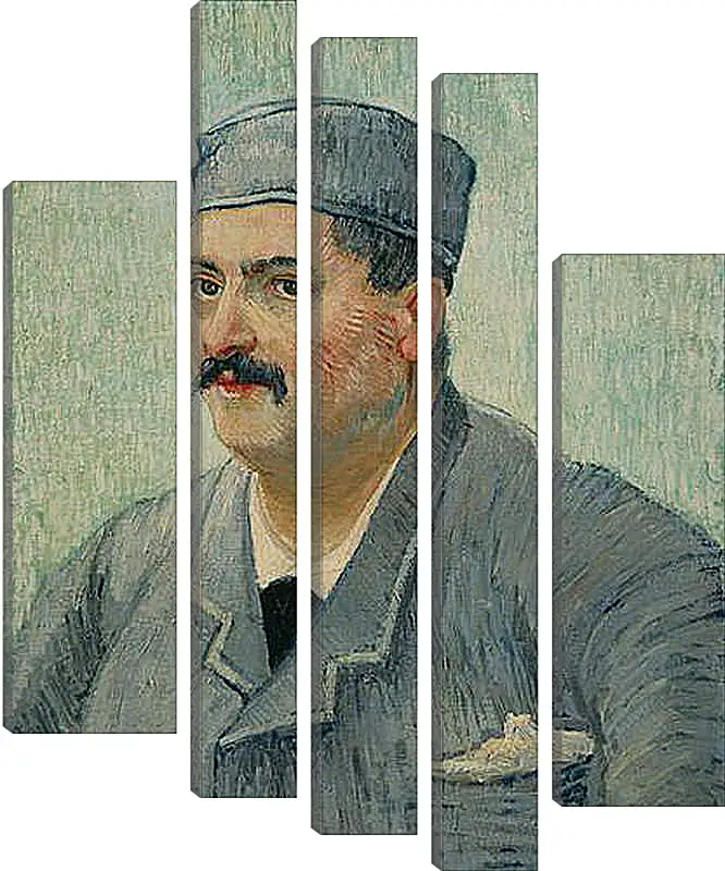 Модульная картина - Portrait of a Restaurant Owner, possibly Lucien Martin. Винсент Ван Гог