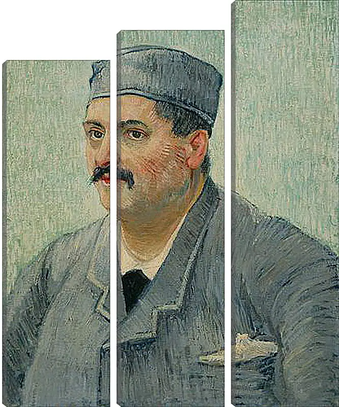 Модульная картина - Portrait of a Restaurant Owner, possibly Lucien Martin. Винсент Ван Гог