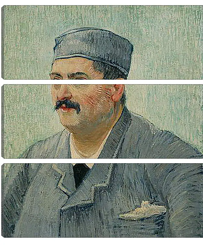 Модульная картина - Portrait of a Restaurant Owner, possibly Lucien Martin. Винсент Ван Гог