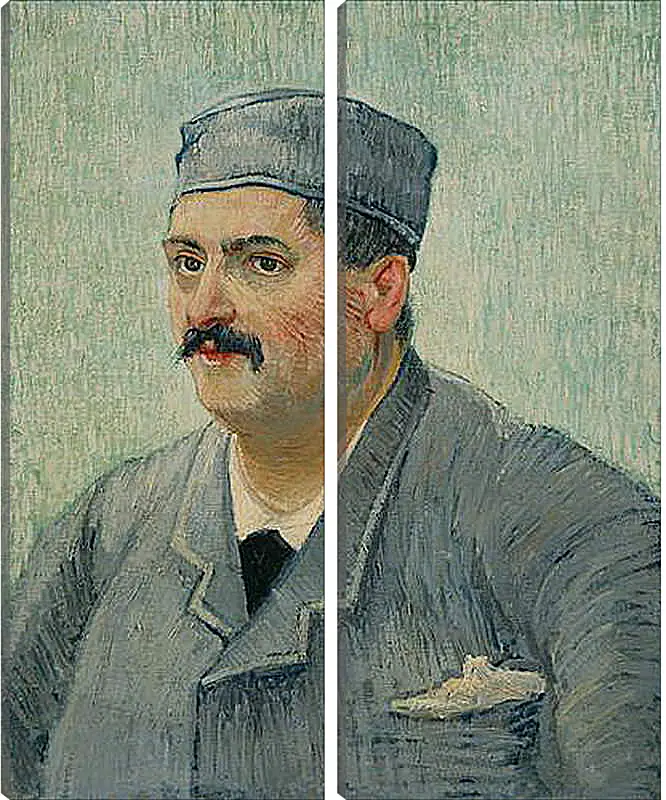 Модульная картина - Portrait of a Restaurant Owner, possibly Lucien Martin. Винсент Ван Гог