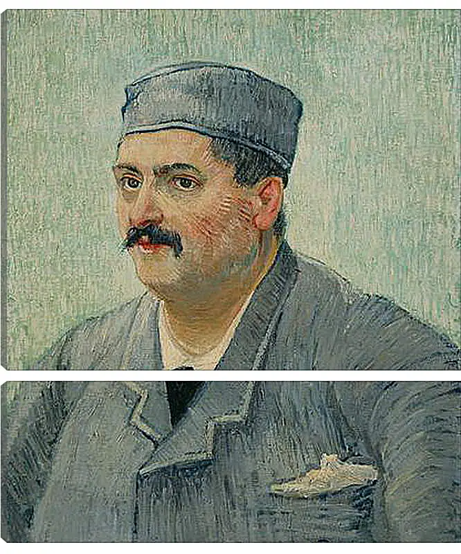 Модульная картина - Portrait of a Restaurant Owner, possibly Lucien Martin. Винсент Ван Гог