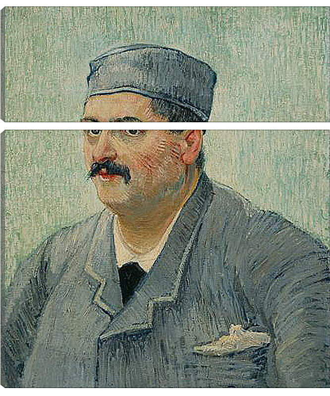 Модульная картина - Portrait of a Restaurant Owner, possibly Lucien Martin. Винсент Ван Гог