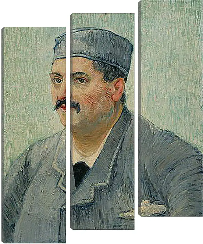 Модульная картина - Portrait of a Restaurant Owner, possibly Lucien Martin. Винсент Ван Гог