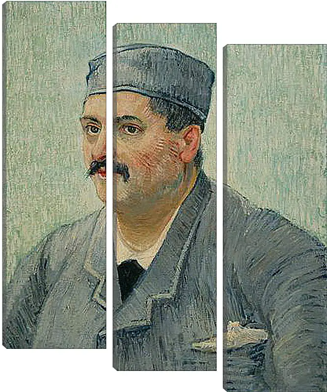 Модульная картина - Portrait of a Restaurant Owner, possibly Lucien Martin. Винсент Ван Гог