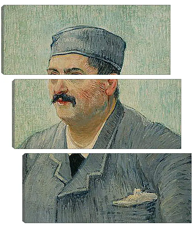 Модульная картина - Portrait of a Restaurant Owner, possibly Lucien Martin. Винсент Ван Гог