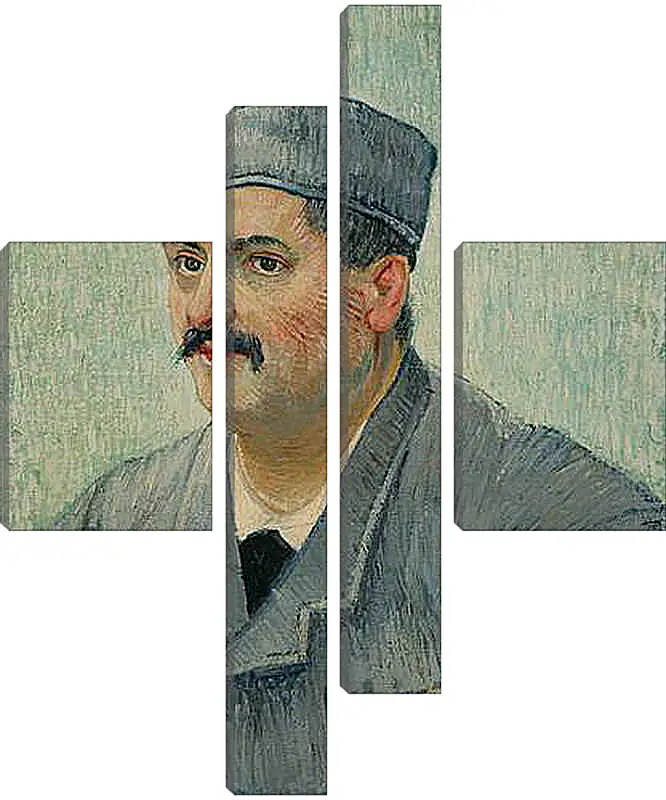 Модульная картина - Portrait of a Restaurant Owner, possibly Lucien Martin. Винсент Ван Гог