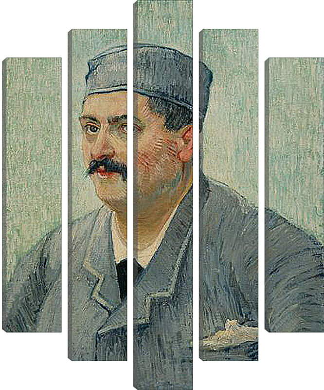 Модульная картина - Portrait of a Restaurant Owner, possibly Lucien Martin. Винсент Ван Гог