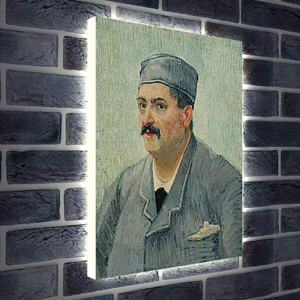 Лайтбокс световая панель - Portrait of a Restaurant Owner, possibly Lucien Martin. Винсент Ван Гог