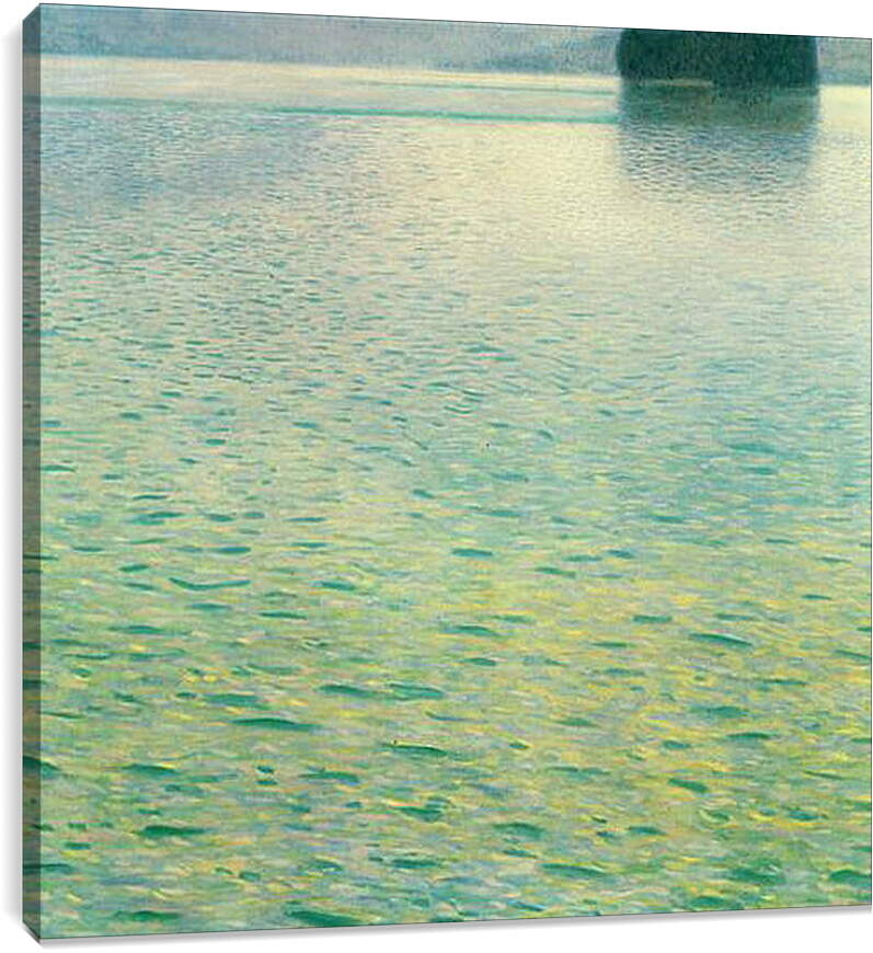 Постер и плакат - Island on the Attersee - Лицльберг на Аттерзее. Густав Климт
