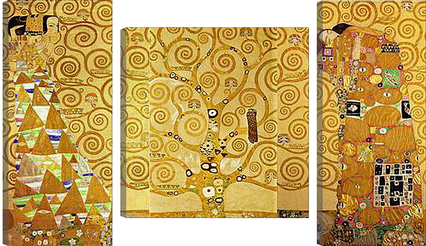 Модульная картина - Древо жизни Целиком. Густав Климт
