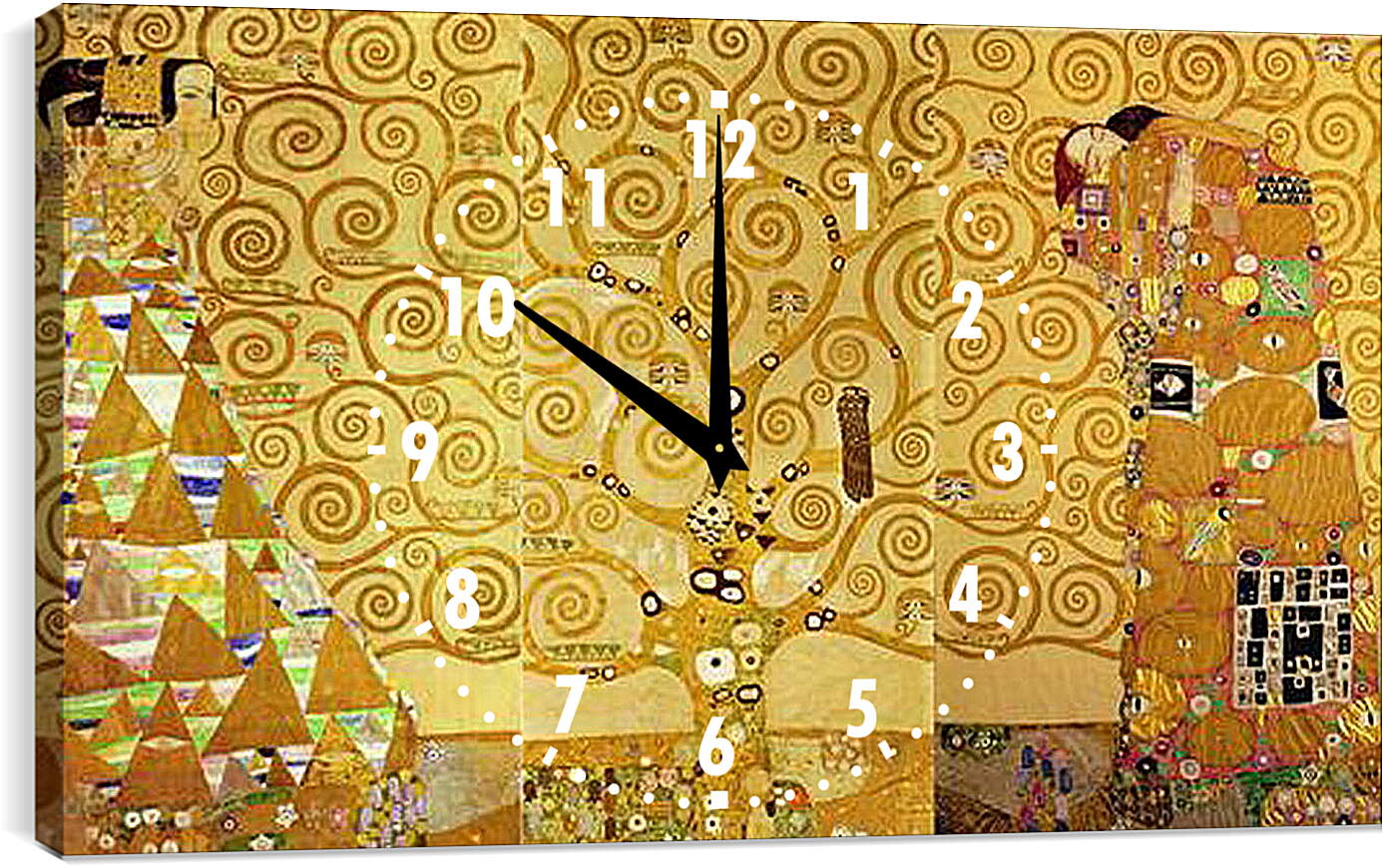 Часы картина - Древо жизни Целиком. Густав Климт