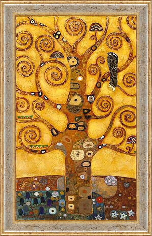 Картина в раме - Древо жизни. Густав Климт