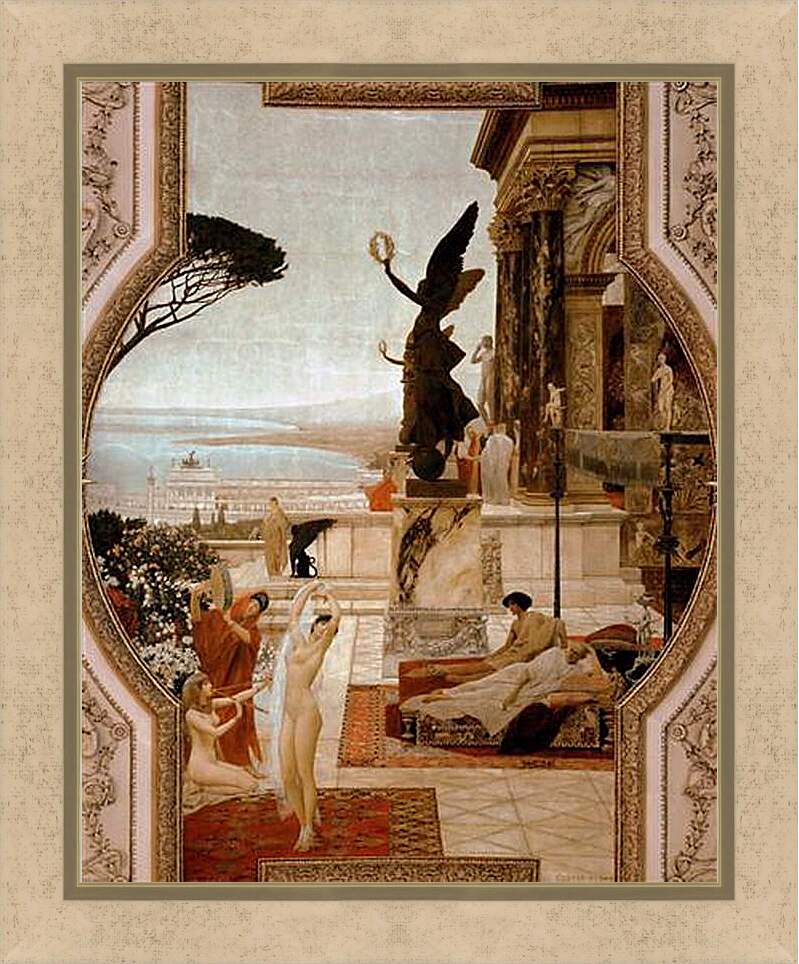 Картина в раме - Театр в Таормине. Густав Климт
