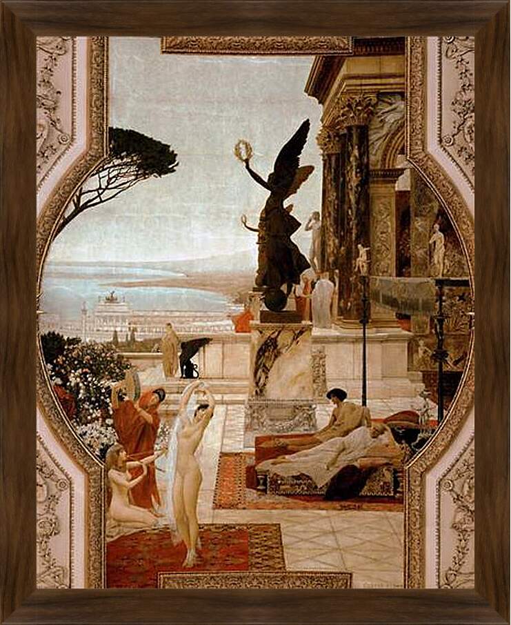 Картина в раме - Театр в Таормине. Густав Климт