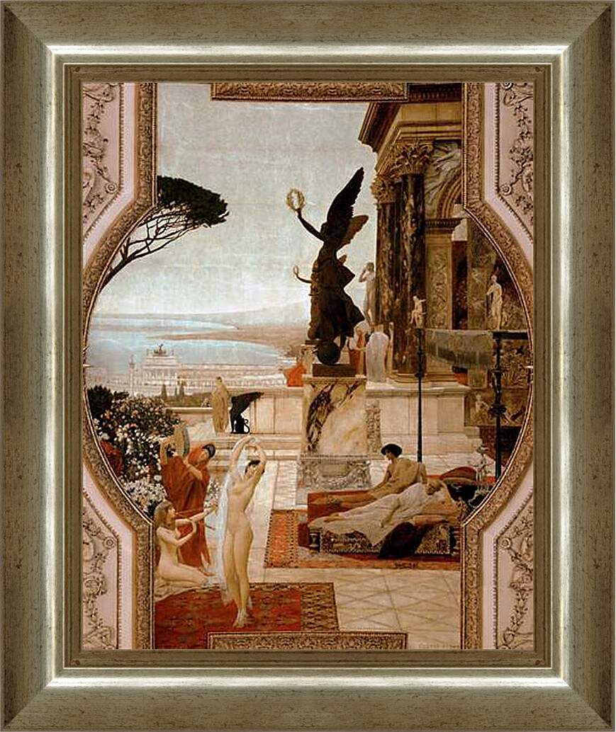 Картина в раме - Театр в Таормине. Густав Климт
